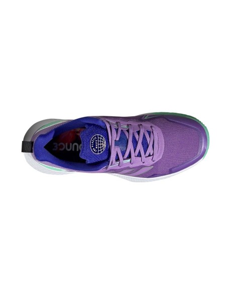 Adidas Defiant Speed Clay Morado Verde Mujer Hq8465 | Ofertas de pádel